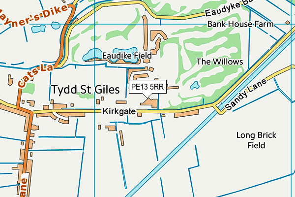 PE13 5RR map - OS VectorMap District (Ordnance Survey)