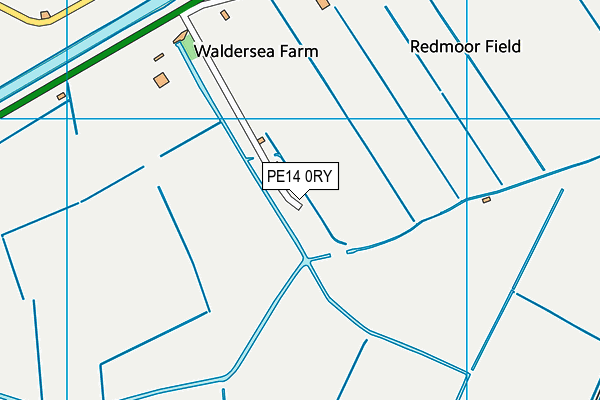 PE14 0RY map - OS VectorMap District (Ordnance Survey)