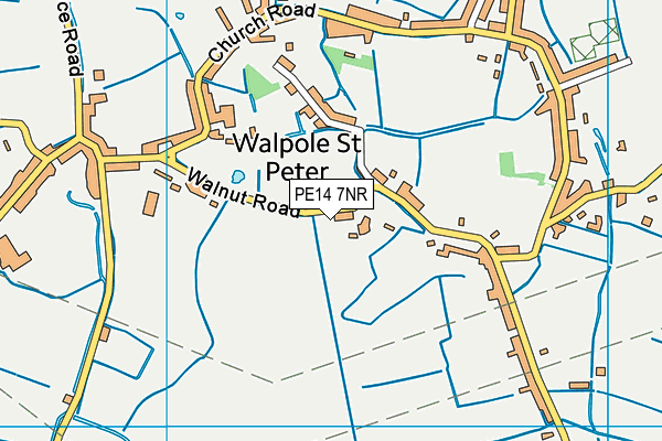 PE14 7NR map - OS VectorMap District (Ordnance Survey)