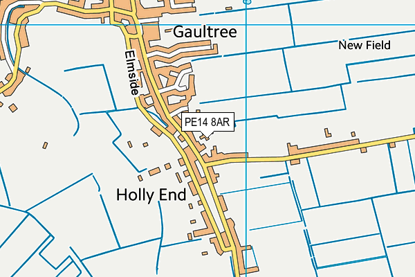 PE14 8AR map - OS VectorMap District (Ordnance Survey)