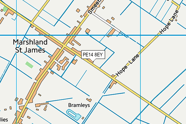Marshland St James Primary and Nursery School map (PE14 8EY) - OS VectorMap District (Ordnance Survey)