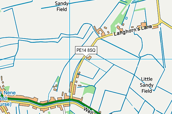 PE14 8SQ map - OS VectorMap District (Ordnance Survey)