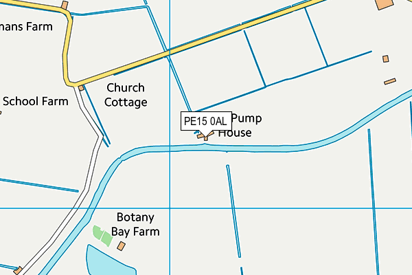 PE15 0AL map - OS VectorMap District (Ordnance Survey)