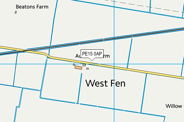 PE15 0AP map - OS VectorMap District (Ordnance Survey)