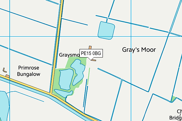 PE15 0BG map - OS VectorMap District (Ordnance Survey)