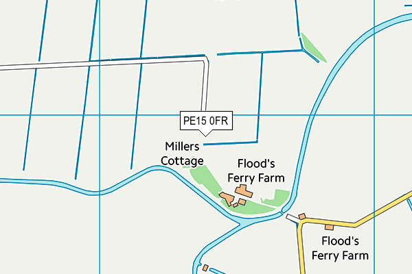 PE15 0FR map - OS VectorMap District (Ordnance Survey)