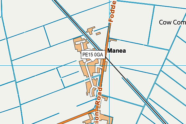 PE15 0GA map - OS VectorMap District (Ordnance Survey)