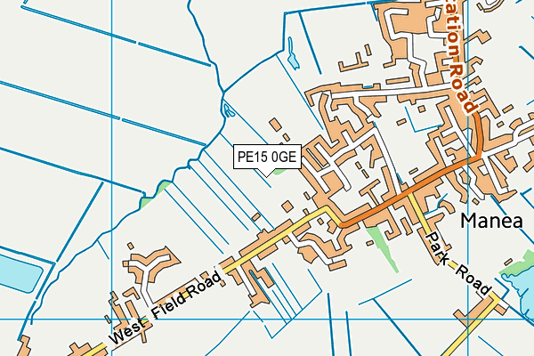 PE15 0GE map - OS VectorMap District (Ordnance Survey)