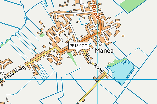 PE15 0GG map - OS VectorMap District (Ordnance Survey)