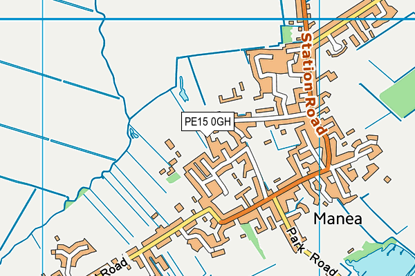 PE15 0GH map - OS VectorMap District (Ordnance Survey)
