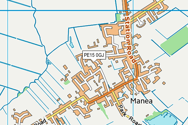 PE15 0GJ map - OS VectorMap District (Ordnance Survey)