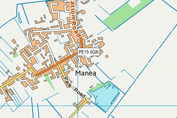 PE15 0GN map - OS VectorMap District (Ordnance Survey)