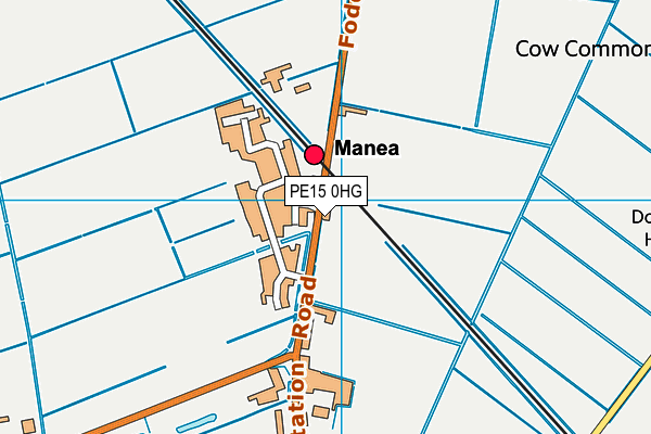 PE15 0HG map - OS VectorMap District (Ordnance Survey)