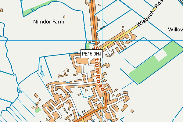 PE15 0HJ map - OS VectorMap District (Ordnance Survey)