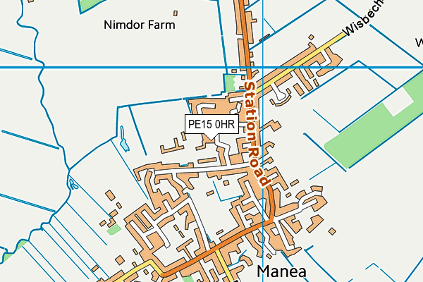 PE15 0HR map - OS VectorMap District (Ordnance Survey)