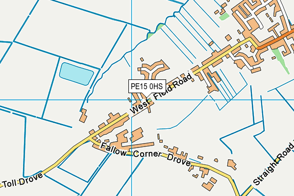 PE15 0HS map - OS VectorMap District (Ordnance Survey)