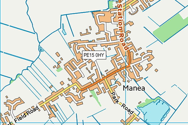 PE15 0HY map - OS VectorMap District (Ordnance Survey)