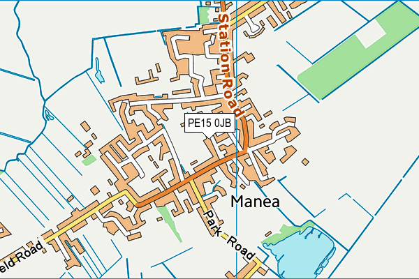 PE15 0JB map - OS VectorMap District (Ordnance Survey)