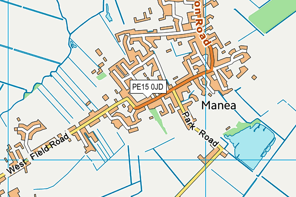 PE15 0JD map - OS VectorMap District (Ordnance Survey)