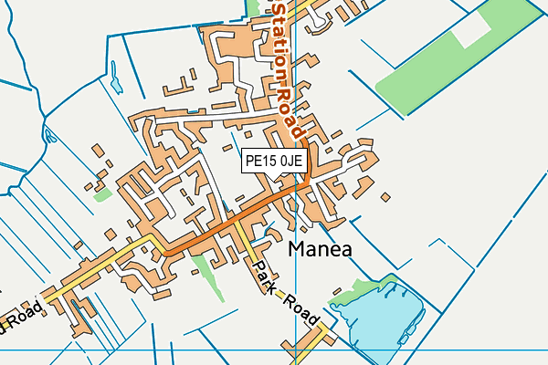 PE15 0JE map - OS VectorMap District (Ordnance Survey)