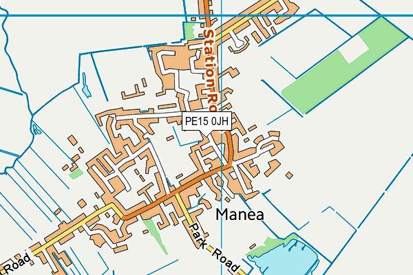 PE15 0JH map - OS VectorMap District (Ordnance Survey)