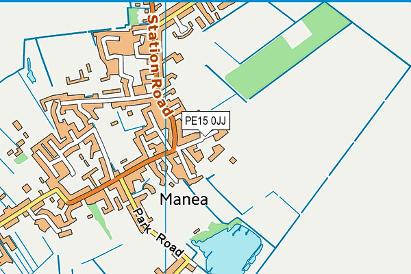 PE15 0JJ map - OS VectorMap District (Ordnance Survey)