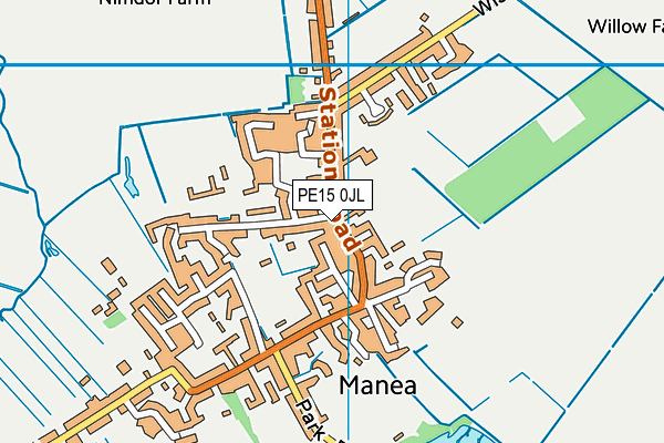 PE15 0JL map - OS VectorMap District (Ordnance Survey)
