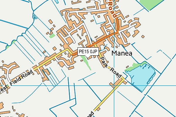 PE15 0JP map - OS VectorMap District (Ordnance Survey)