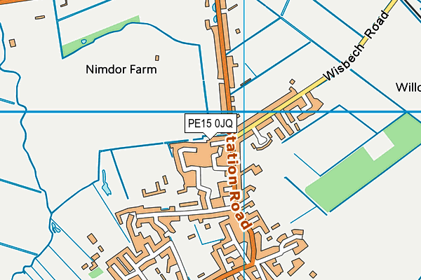 PE15 0JQ map - OS VectorMap District (Ordnance Survey)