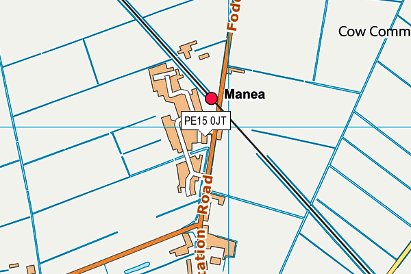 PE15 0JT map - OS VectorMap District (Ordnance Survey)