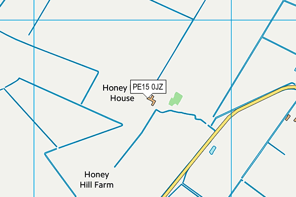 PE15 0JZ map - OS VectorMap District (Ordnance Survey)