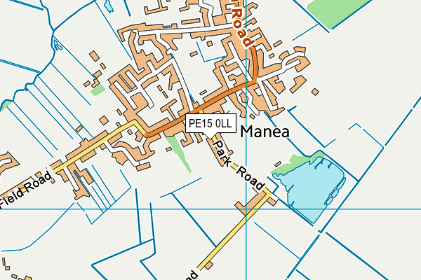 PE15 0LL map - OS VectorMap District (Ordnance Survey)
