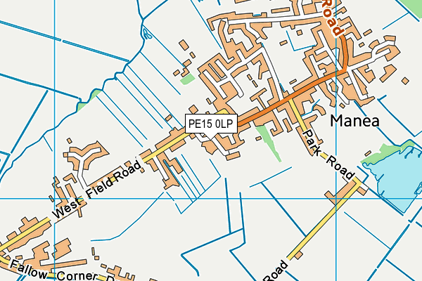PE15 0LP map - OS VectorMap District (Ordnance Survey)