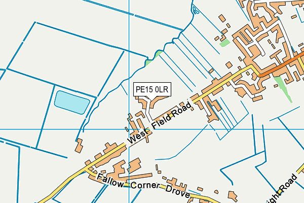 PE15 0LR map - OS VectorMap District (Ordnance Survey)