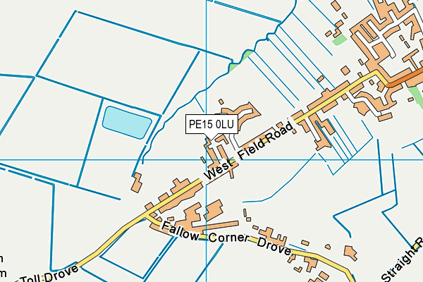 PE15 0LU map - OS VectorMap District (Ordnance Survey)