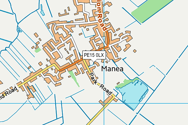 PE15 0LX map - OS VectorMap District (Ordnance Survey)