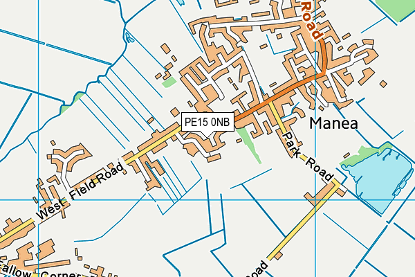 PE15 0NB map - OS VectorMap District (Ordnance Survey)