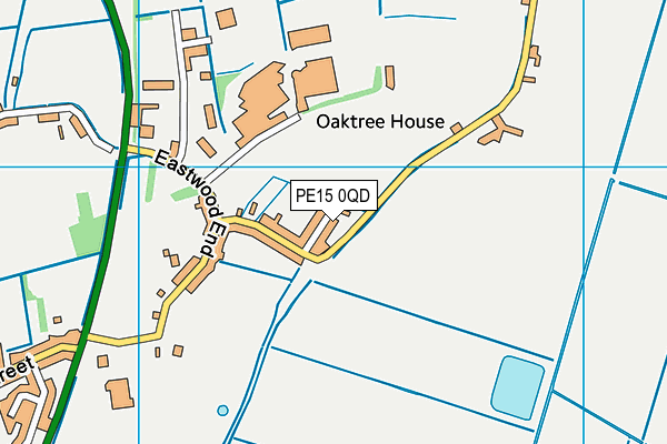 PE15 0QD map - OS VectorMap District (Ordnance Survey)