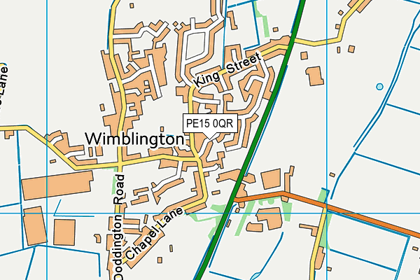 PE15 0QR map - OS VectorMap District (Ordnance Survey)