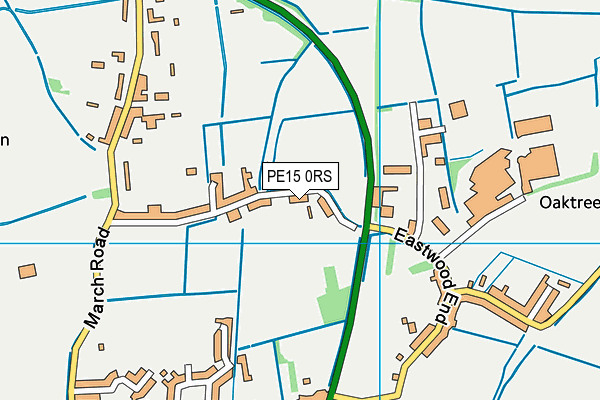PE15 0RS map - OS VectorMap District (Ordnance Survey)