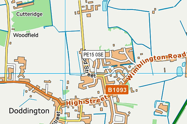PE15 0SE map - OS VectorMap District (Ordnance Survey)