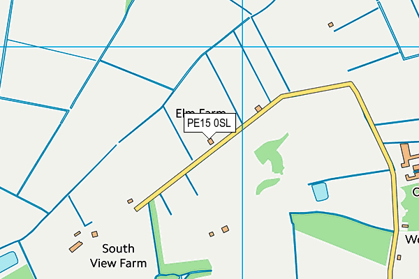 PE15 0SL map - OS VectorMap District (Ordnance Survey)