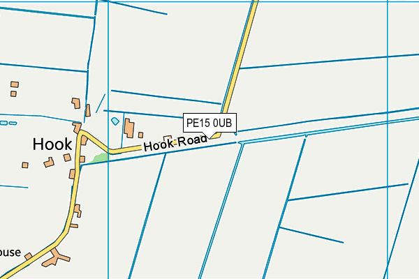 PE15 0UB map - OS VectorMap District (Ordnance Survey)
