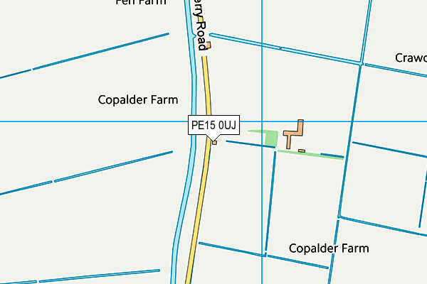 PE15 0UJ map - OS VectorMap District (Ordnance Survey)