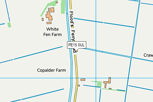 PE15 0UL map - OS VectorMap District (Ordnance Survey)