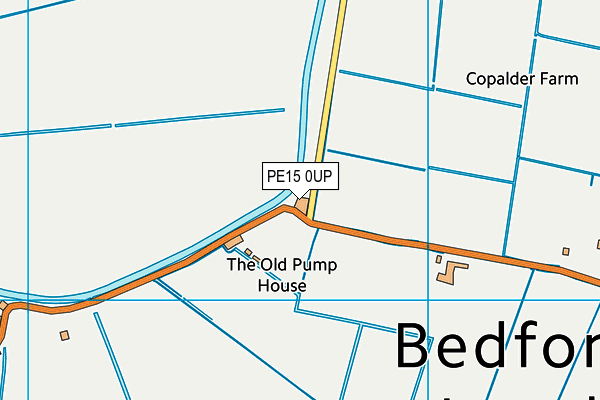 PE15 0UP map - OS VectorMap District (Ordnance Survey)
