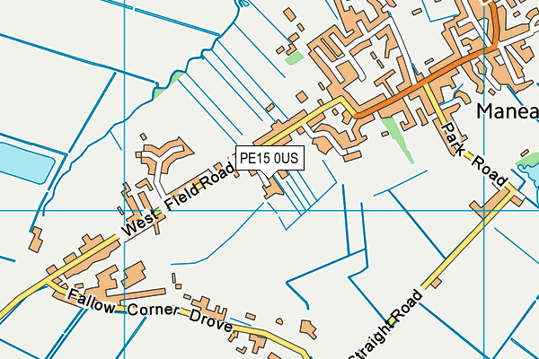 PE15 0US map - OS VectorMap District (Ordnance Survey)