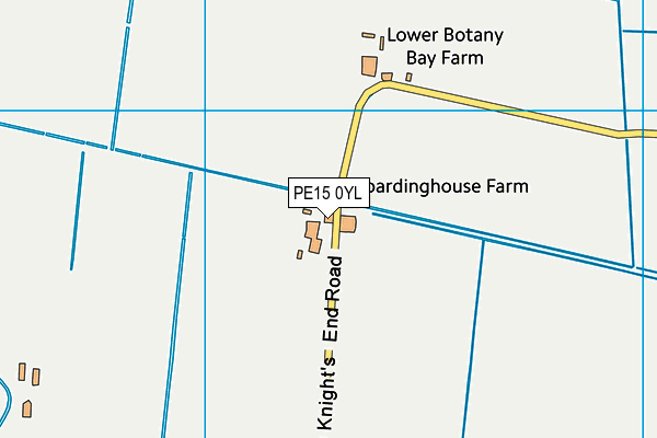 PE15 0YL map - OS VectorMap District (Ordnance Survey)