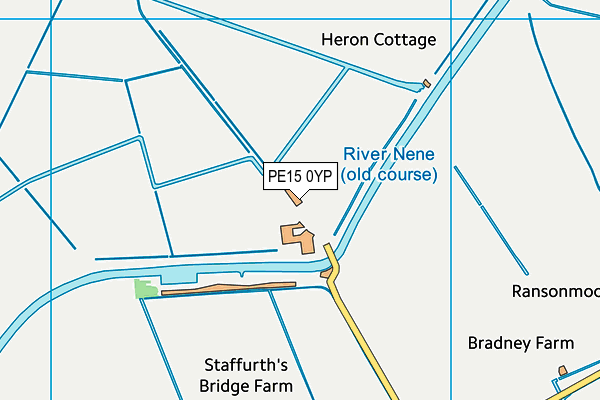 PE15 0YP map - OS VectorMap District (Ordnance Survey)