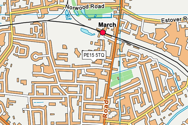 PE15 5TQ map - OS VectorMap District (Ordnance Survey)